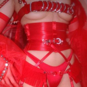 Creepyyeha Yeha waist cincher Red 🌹